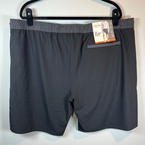 Copper & Oak The All Day 8.5" Shorts Black Pull On Drawstring Lined NEW Mens XXL